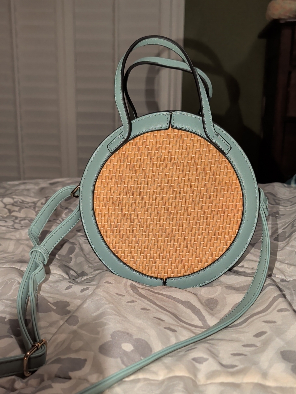 Boho Woven Round Crossbody Bag - Boutique Brand